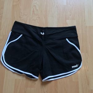 New no tags Puma black and white shorts